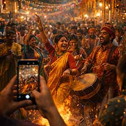India 06 600x400 Festival joy and vibrant dance